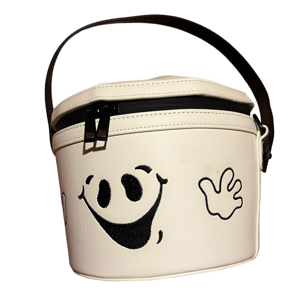 Monster Creations Large Boo Bucket Glow Halloween Faux Leather Bag